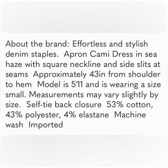 Madewell Apron Cami Mint Green Dress, NWT - Picture 2 of 9